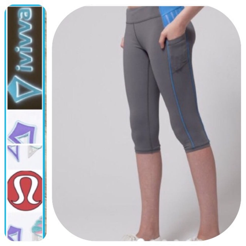 🆕🍋LuLulemon/Ivivva Love Crops Size 2/12